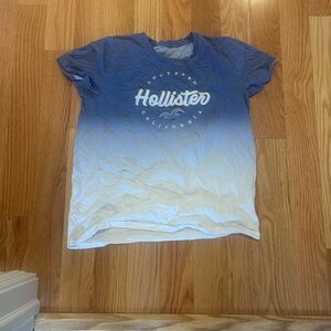 Hollister Kids Gradient Blue and White Tee